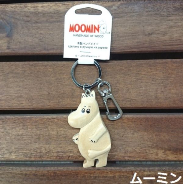 Moomin 瑞典手工木製鑰匙圈 