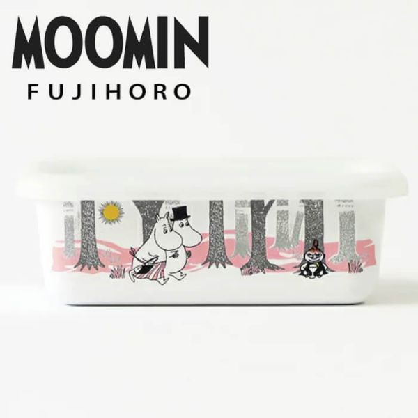 Moomin 樂遊森林 琺瑯收納罐/保鮮盒 