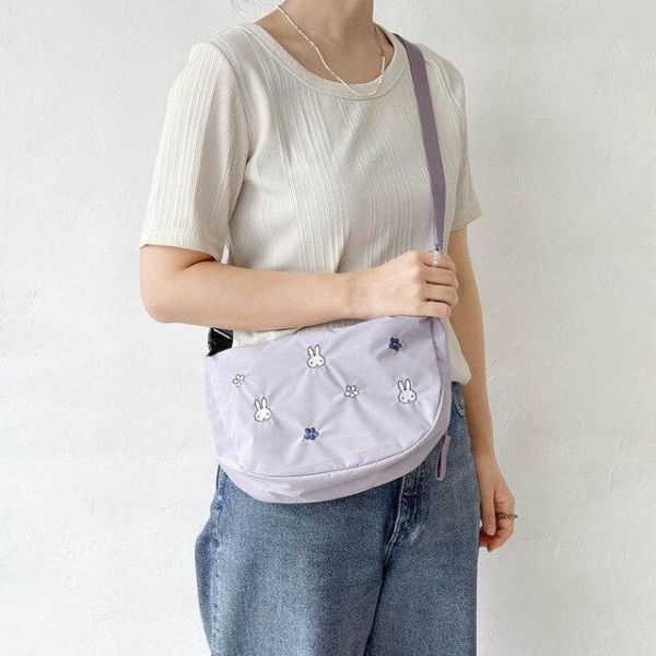 SOLEIL Miffy 輕量防水可收納彎月包 