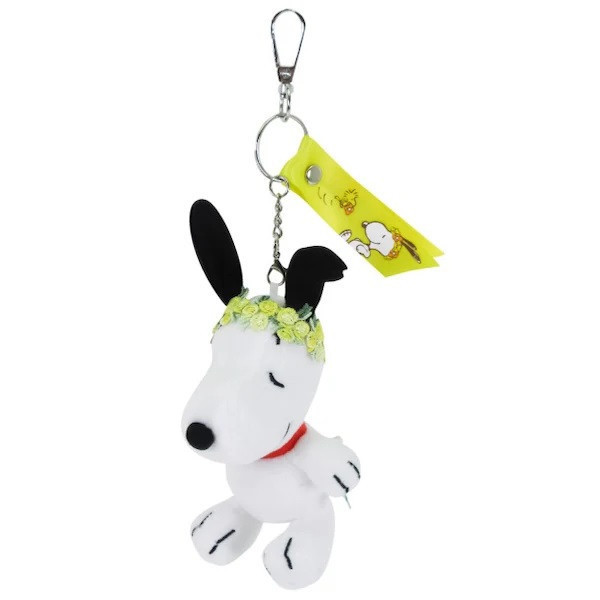 Snoopy 春意盎然花圈玩偶吊飾 