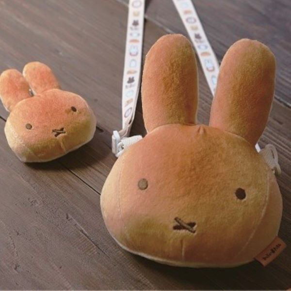 Miffy Kitchen 米菲大頭烤麵包造型小包/吊飾 