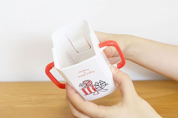 LISA貓 鋁箔包飲料 輔助杯架 