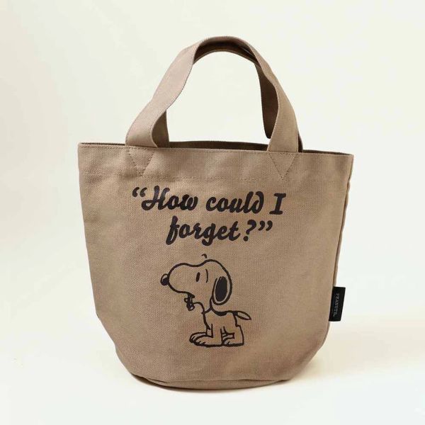 PEANUTS Cafe 史努比帆布托特包 