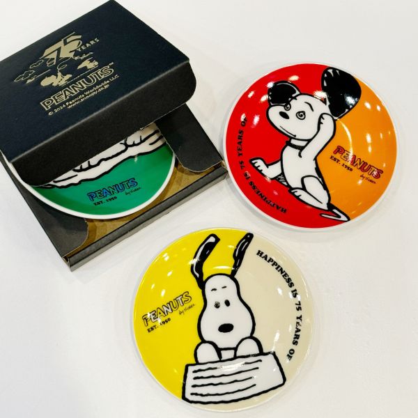 yamaka X SNOOPY 史努比75周年限定 撞色陶瓷碟 