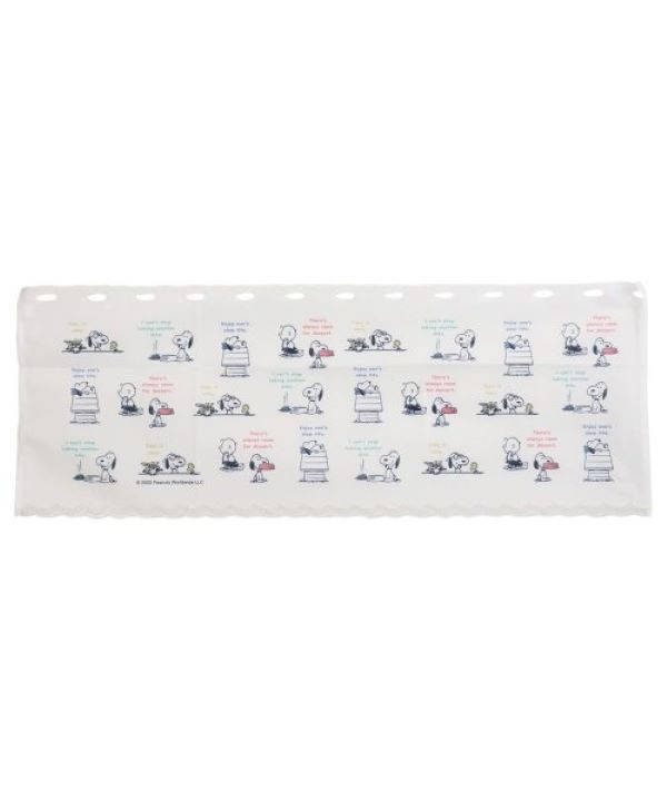 史努比慢活系列 花邊窗簾 