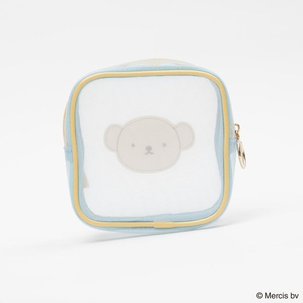 Fab 米菲/Boris漆皮網狀方形收納包 