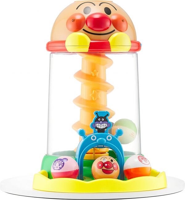 Joypalette 麵包超人 旋轉滾球塔玩具組 