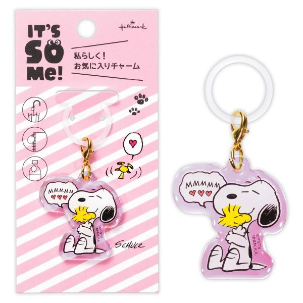SNOOPY × WOODSTOCK 造型萬用吊飾 