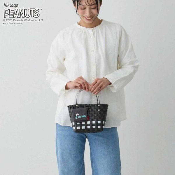 Peanuts × ROOTOTE 「baby roo」系列 編織托特包 
