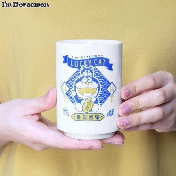Flowering X I'm Doraemon 招福陶瓷茶杯（兩款） 