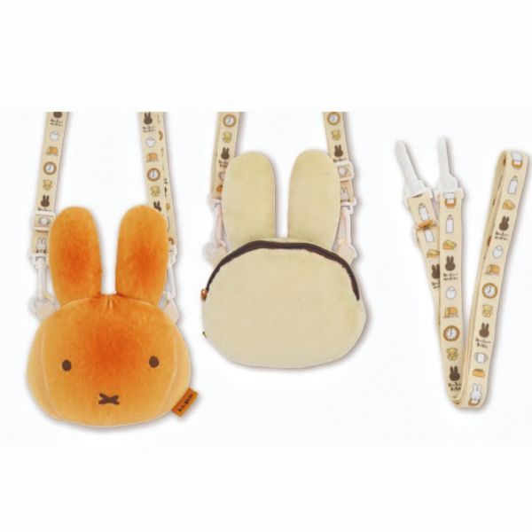 Miffy Kitchen 米菲大頭烤麵包造型小包/吊飾 