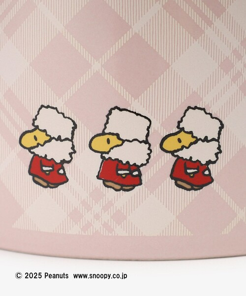 AT 史努比/歐拉夫穿格紋厚外套馬克杯 