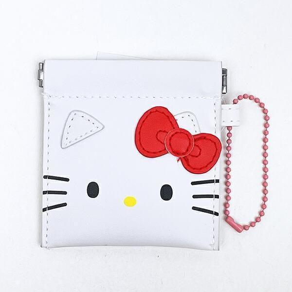 Hello Kitty 立體臉蛋彈簧小包吊飾 