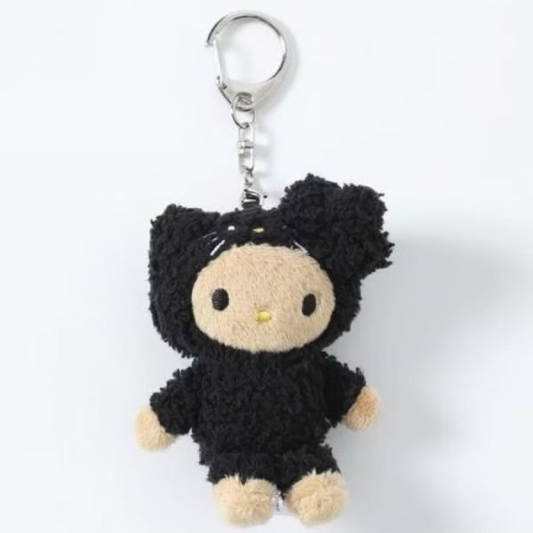 Me% Hello Kitty 套裝毛絨玩偶鑰匙圈(黑) 
