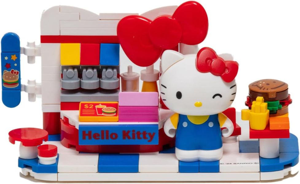 Keeppley Kitty漢堡店積木組 