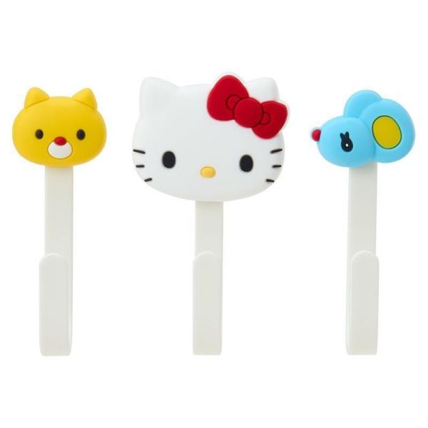 Hello Kitty & Friends 造型展示掛勾 3入組 