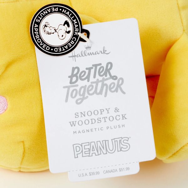 Hallmark Better Together 史努比&踏克磁吸毛絨玩偶組 