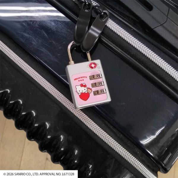 Hello Kitty × Tiny Chum TSA 海關密碼鎖 