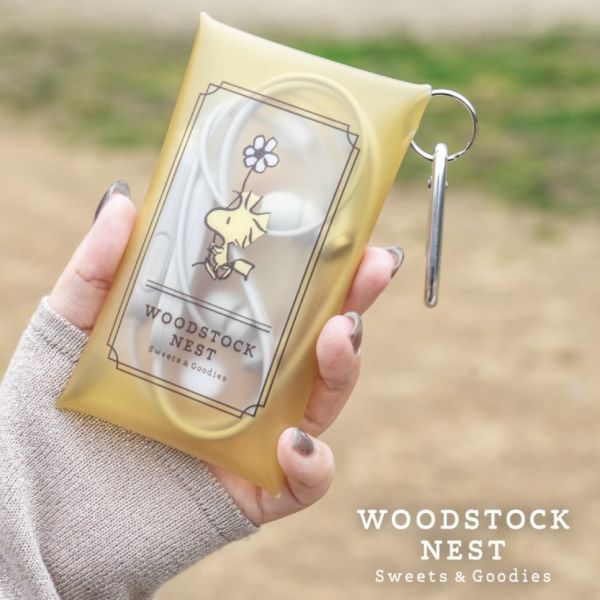 WOODSTOCK NEST限定 登山扣透明感小物收納包 