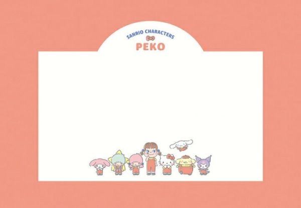 PEKO × SANRIO CHARACTERS 聯名信紙組 