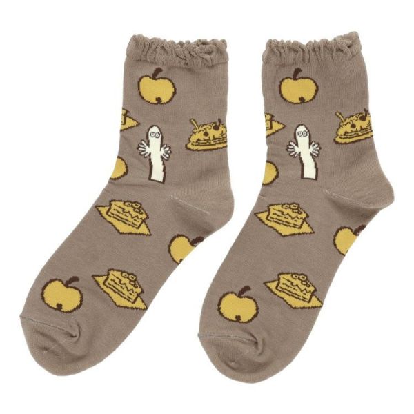 溜溜舒適花邊綿襪 (三色) 