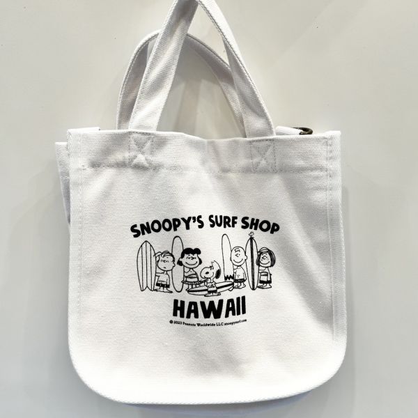 Snoopy surf shop 帆布手提斜揹袋 三款 