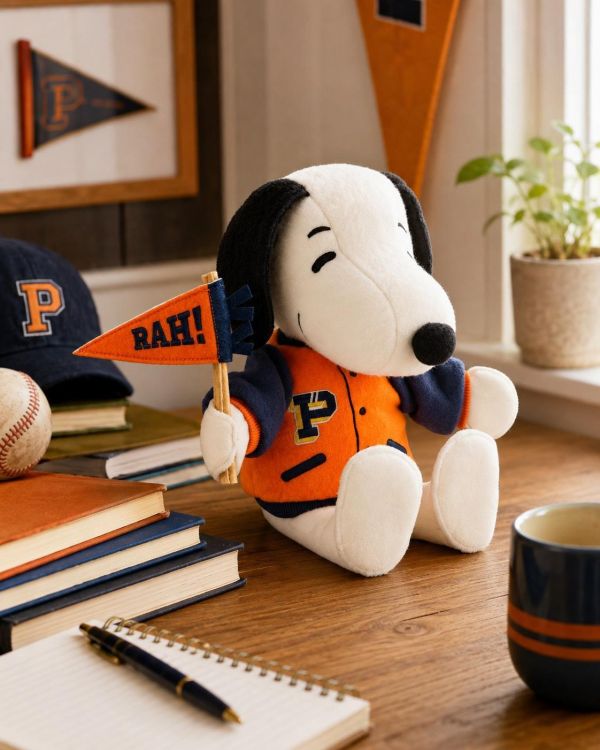 PEANUTS Varsity Snoopy 復古校隊造型玩偶 