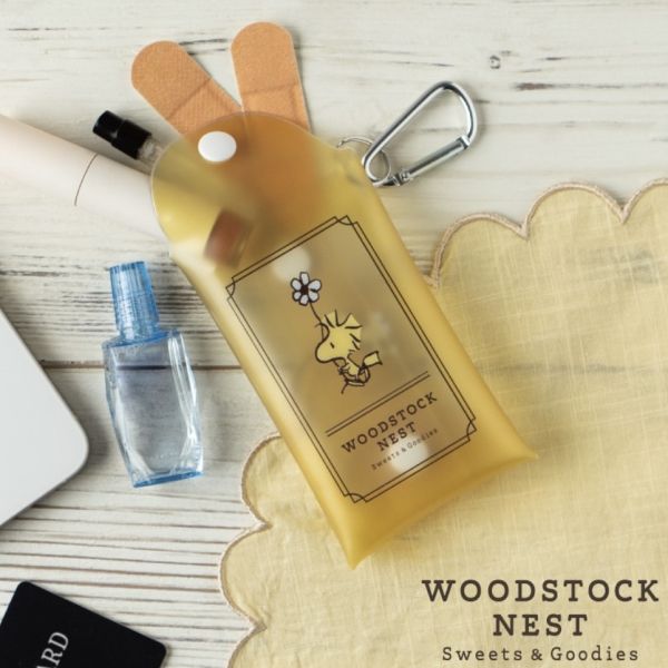 WOODSTOCK NEST限定 登山扣透明感小物收納包 
