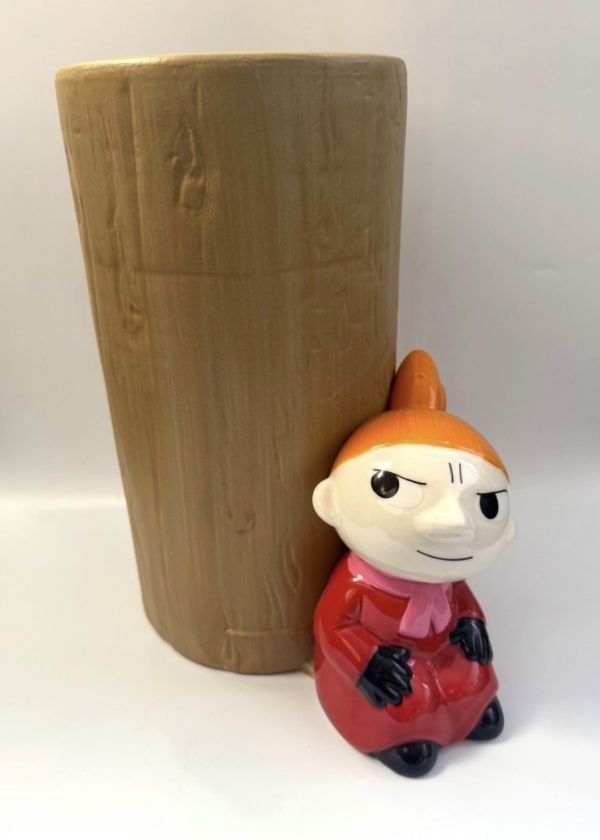 Moomin小不點陶瓷木頭造型傘桶 