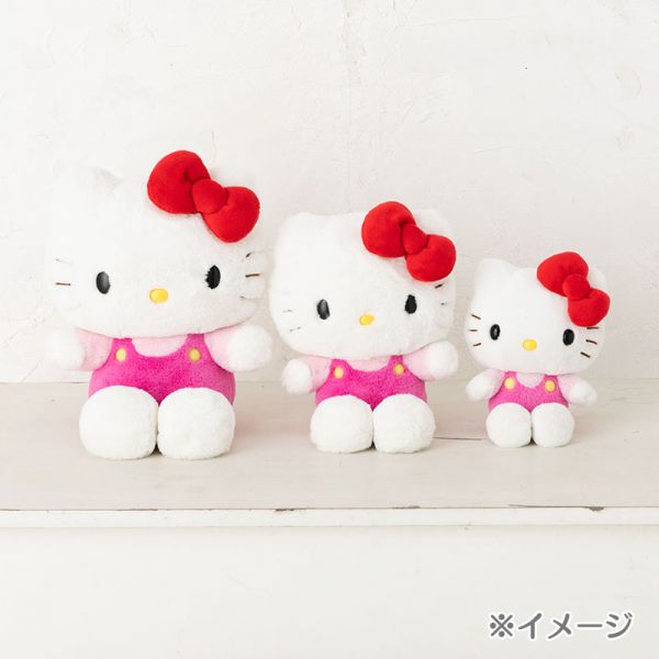 Hello Kitty 桃紅背心毛絨玩具 (三種尺寸) 