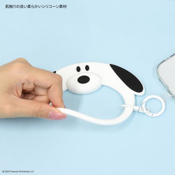 Snoopy 大頭造型手機掛環 
