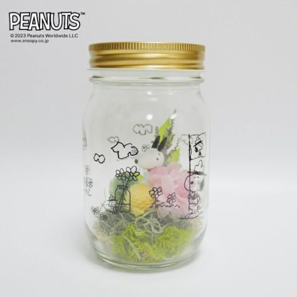 Snoopy  春天永生花器系列 