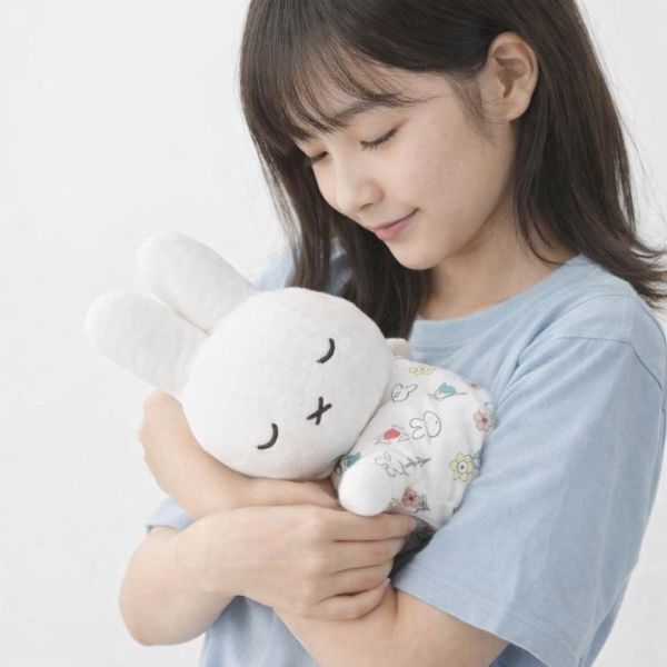 Miffy bloom 米菲花卉洋裝趴睡玩偶/吊飾 