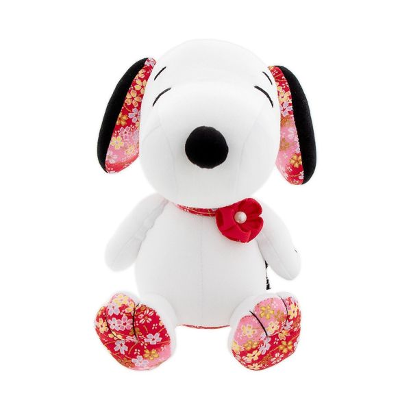 史努比茶屋 京都限定 和風小花布玩偶 