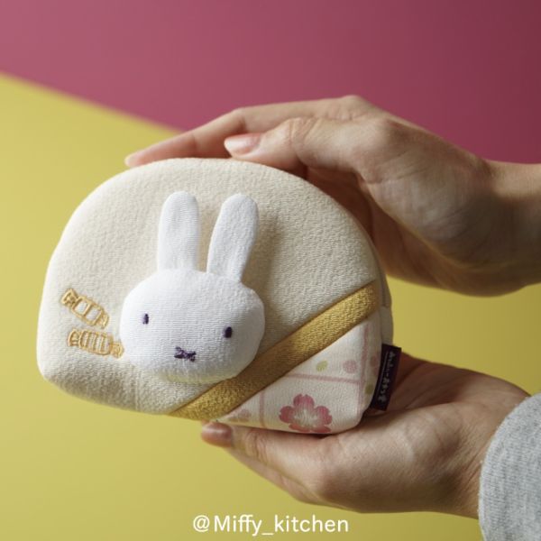 miffy kitchen京都和服風半圓收納包 