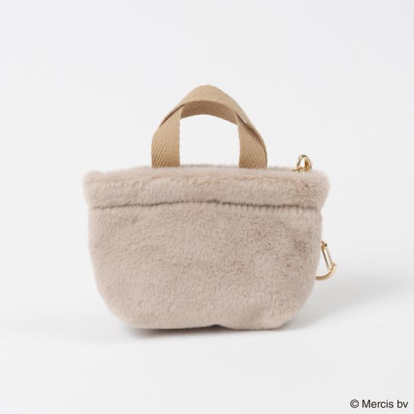 fab 米菲/boris毛絨手提袋造型零錢包吊飾 