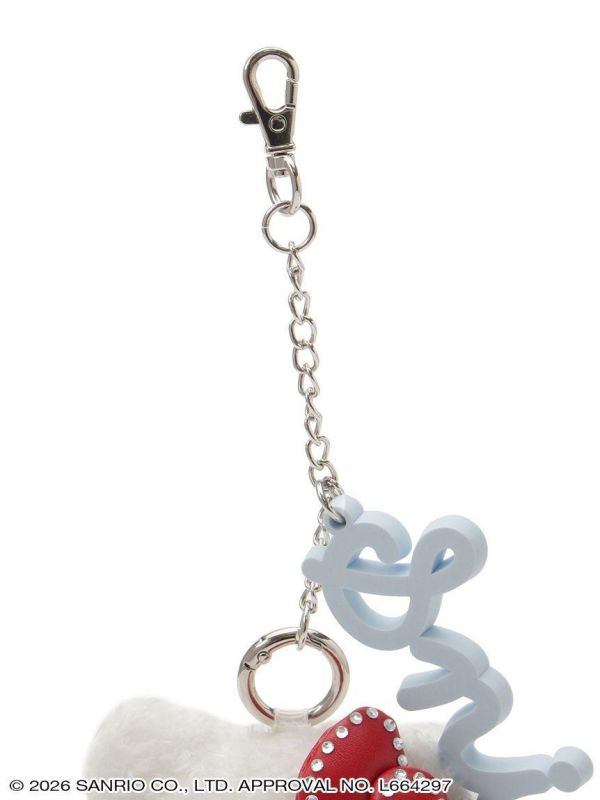 SNIDEL x Sanrio Hello Kitty 蕾絲服裝玩偶吊飾附logo 