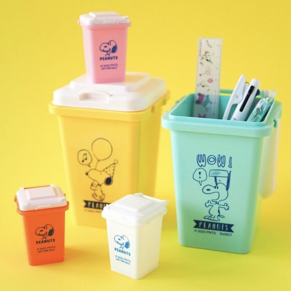 Snoopy 桌上型文具收納桶/小垃圾桶 