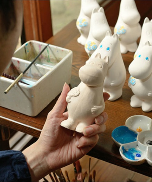 MOOMIN 博多人形公仔 嚕嚕米/可兒 (附木盒) 