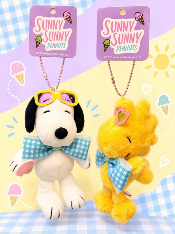 大阪梅田限定｜SUNNY SUNNY PEANUTS 玩偶吊飾 