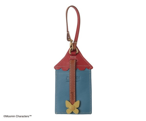 genten x Moomin 牛皮革鑰匙包 (房子) 