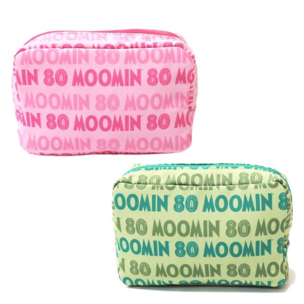Moomin 80週年紀念雙面收納包 