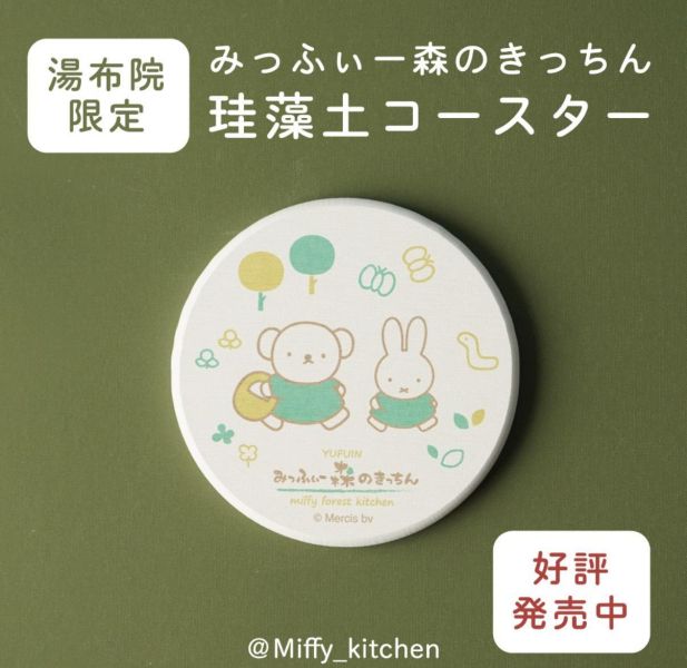 Miffy kitchen 米菲硅藻土杯墊 