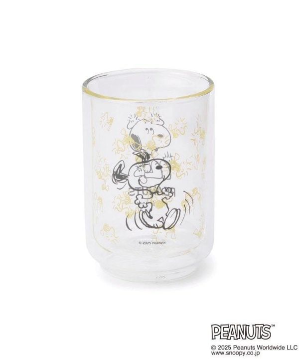 mc 史努比耐熱雙層玻璃杯 