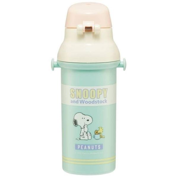 Skater Snoopy 兒童彈蓋直飲水壺 480ml 