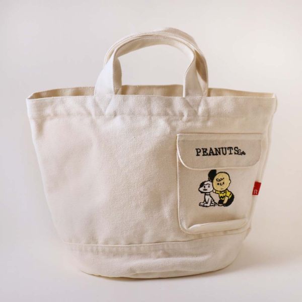 Rootote X Peanuts cafe 環保棉手提袋 