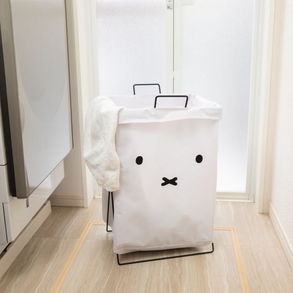 米菲 折疊式洗衣籃 (大白) 