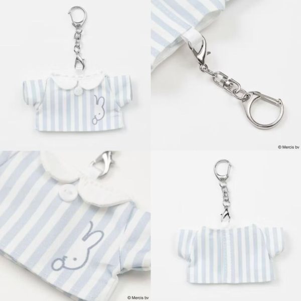 Miffy 米菲條紋迷你衣服吊飾 