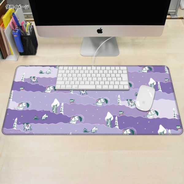 MOOMIN 冬季雪景滑鼠墊桌墊 