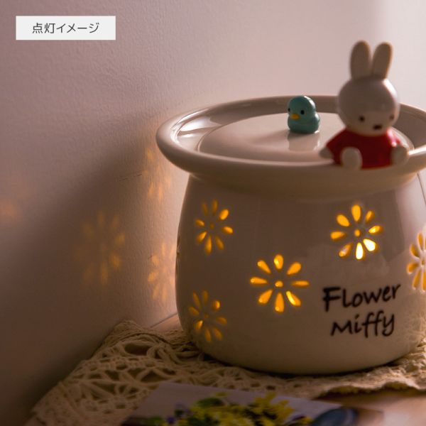 Flower miffy限定 陶瓷仿蠟燭擺設壺 